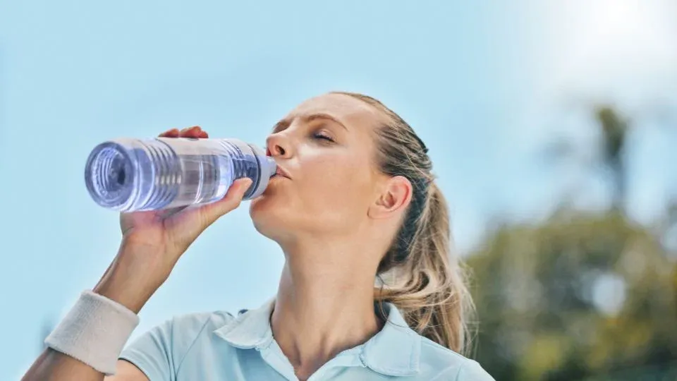 Woman Drinking Water