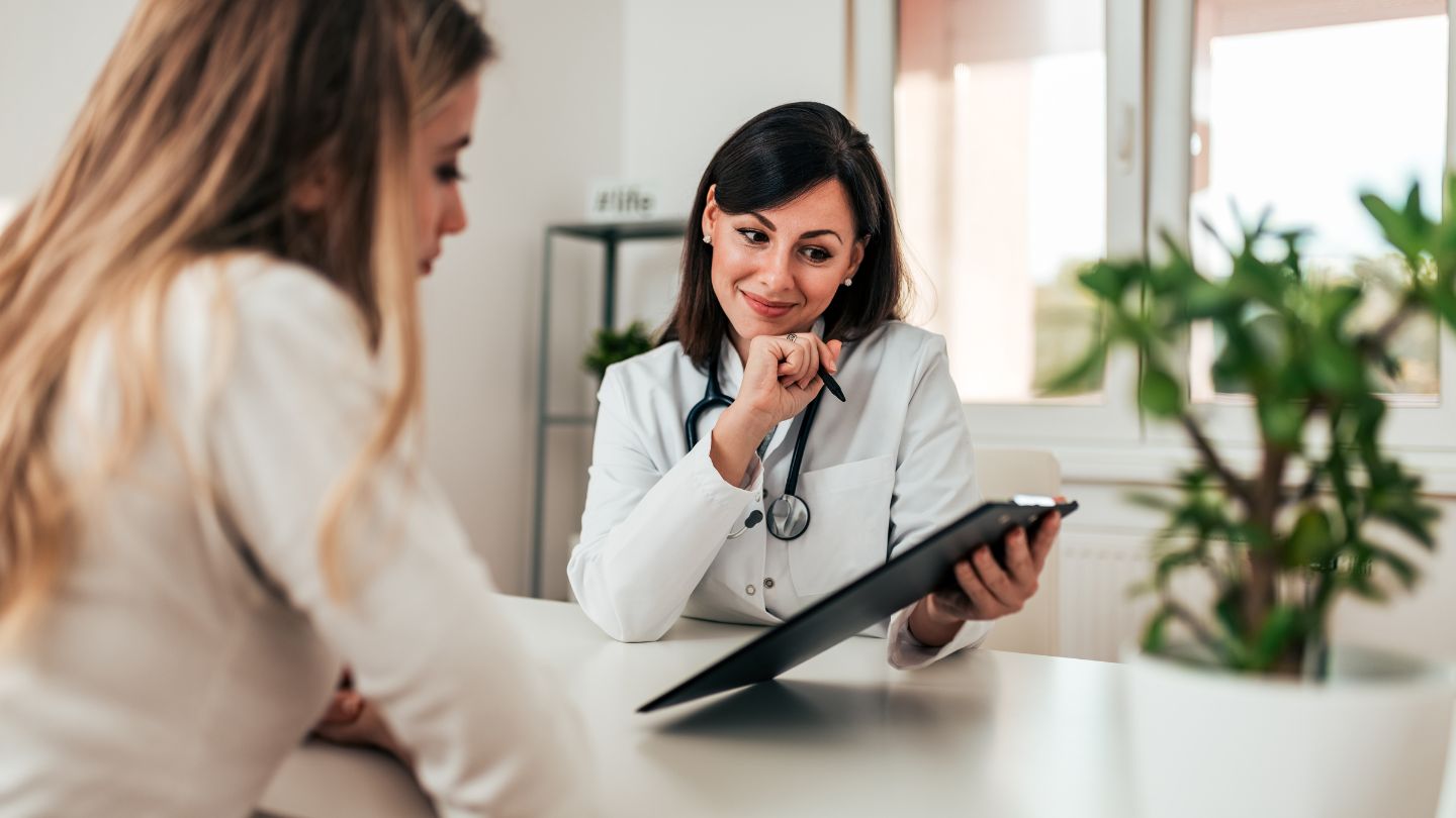 Doctor Discussing With Patient
