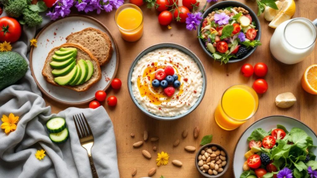 Healthy Breakfast With Fruits

